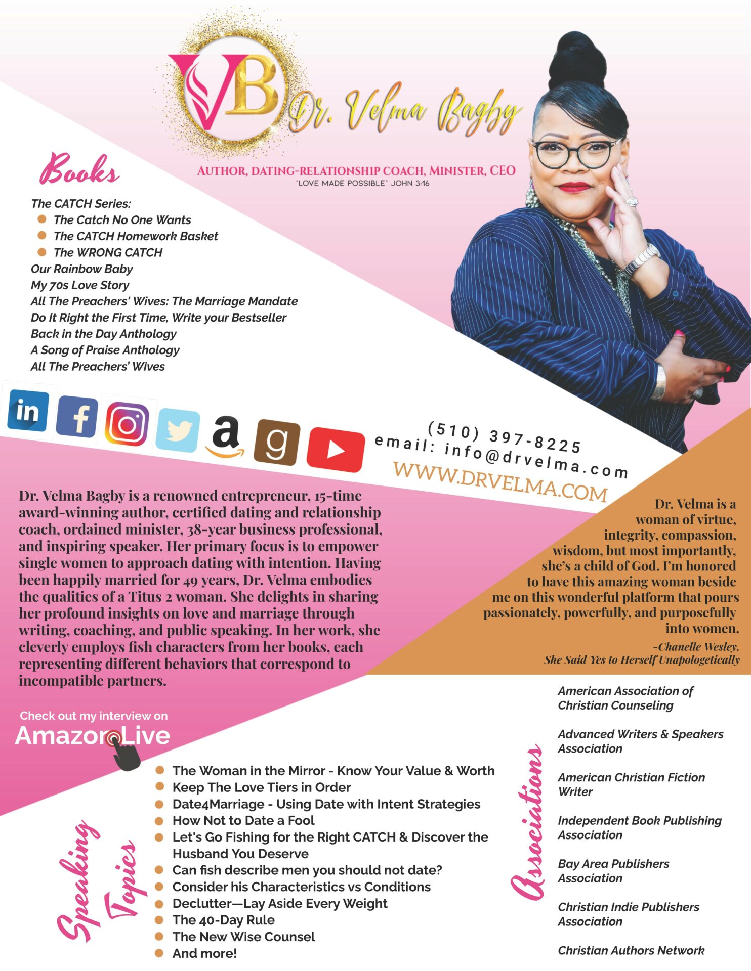 Meet Dr. Velma Bagby Bold Journey Magazine