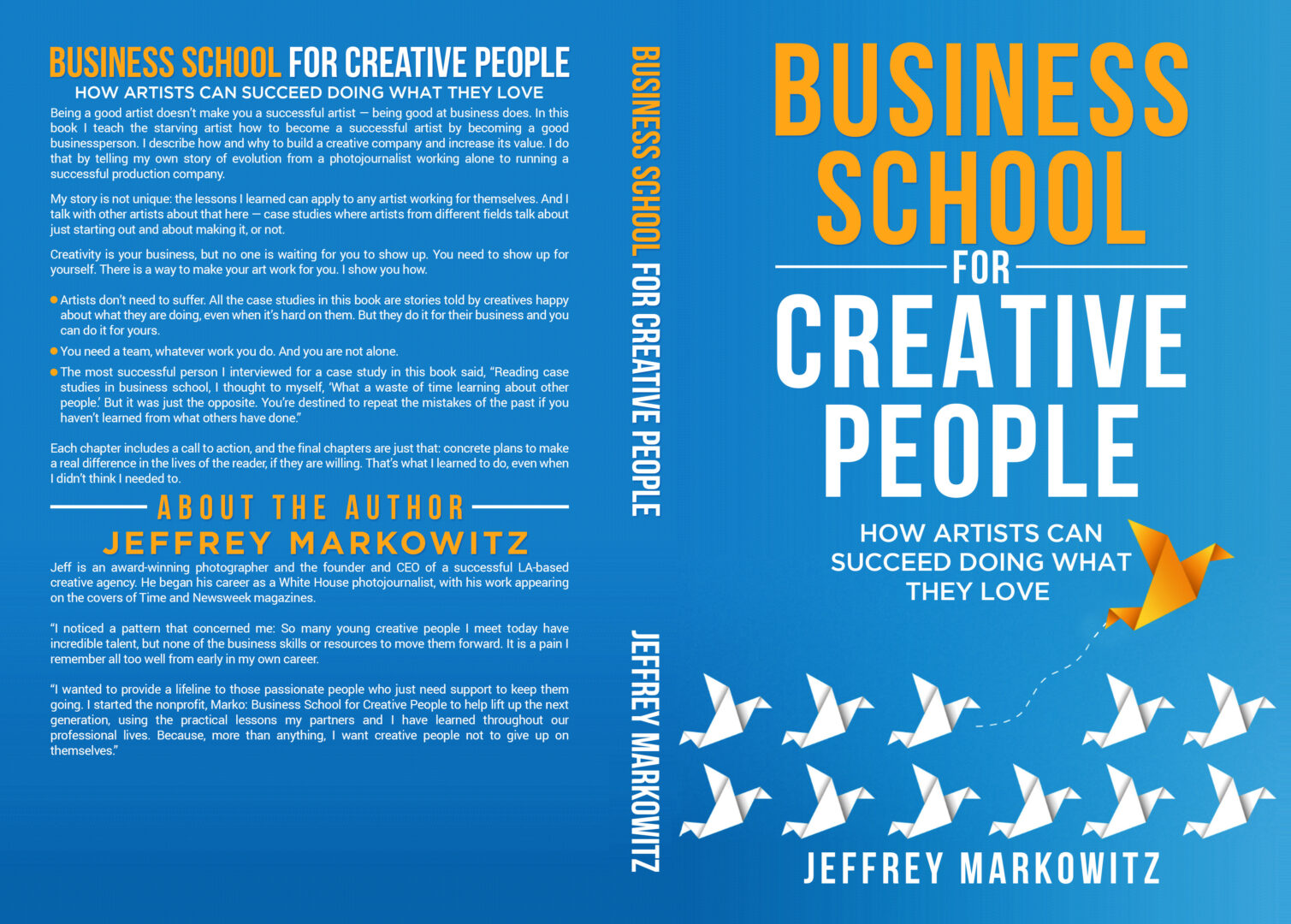 Jeffrey Markowitz discusses Business School for Creative People by Jeffrey Markowitz