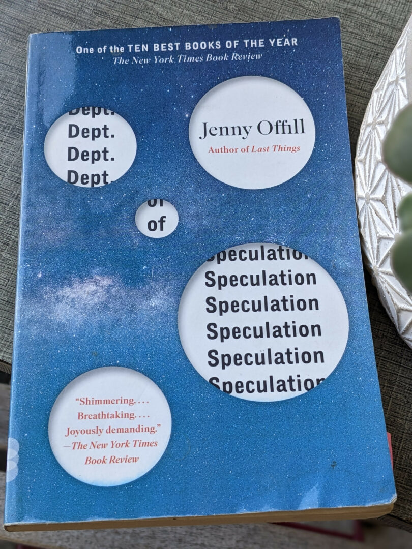 Jeehan Quijano discusses Dept. of Speculation by Jenny Offill
