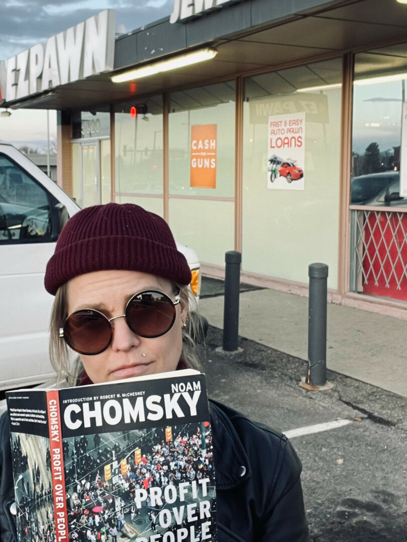 Leigha Wickham discusses Profit Over People by Noam Chomsky